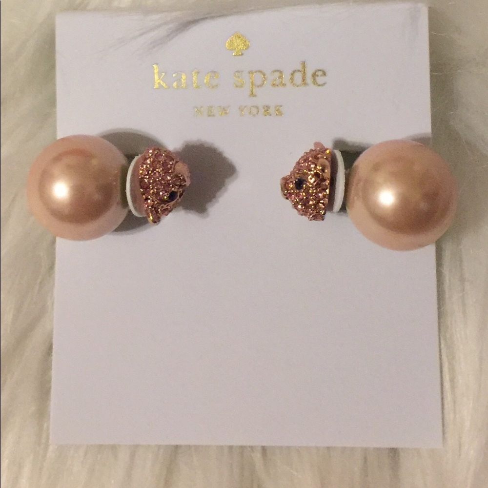 Kate Spade pig reversible earrings